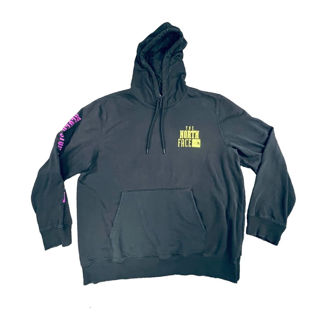 North Face Men’s Hoodie XXL Black Never Stop Exploring Kangaroo Pouch Hood